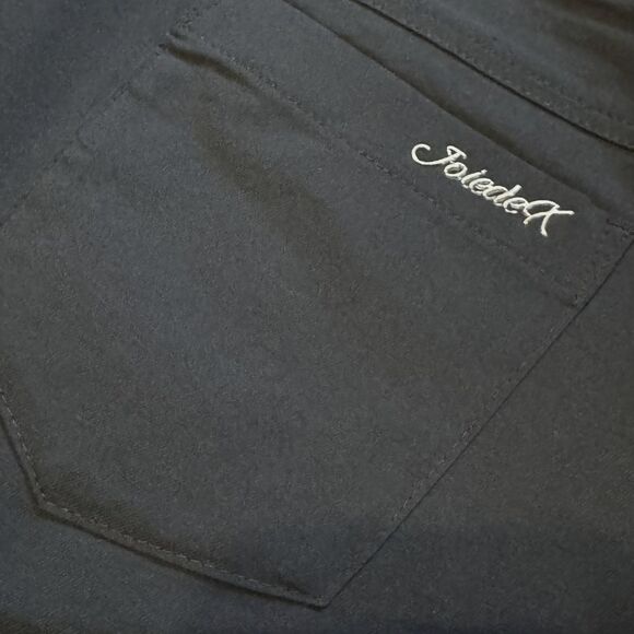 JOIEDEX JDX Women's Microfiber Golf Shorts Black Silver 10.5" Inseam NWOT Sz 4 - Picture 5 of 6